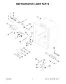 Refrigerator liner parts