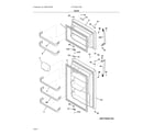 Frigidaire FFTR2021TSB doors diagram