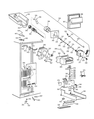 Freezer section