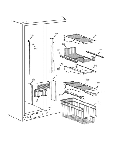 Freezer shelves
