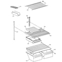 GE MTX18BABLRWW shelf parts diagram