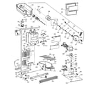 GE MSX22GRBBWW freezer section diagram
