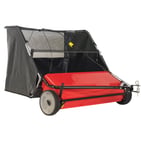 30" Lawn Sweeper with Hitch logo