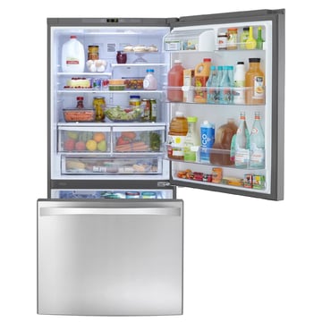 Official GE GNE25JSKLFSS bottom-mount refrigerator Parts