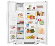 Side by side refrigerators logo