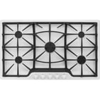 Gas Steel Cooktop with Full Service Grate logo