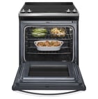 30" Electric Freestanding Designer-Style Range with Self-Cleaning Oven logo