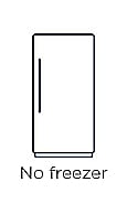 No freezer