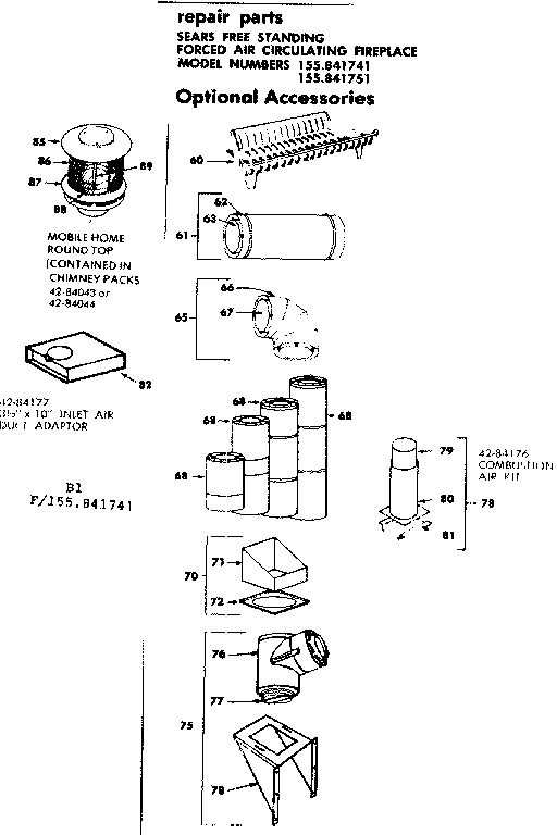 Looking For Kenmore Model 155841751 Heating Cooling Repair