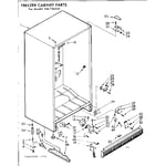 Kenmore 106726240 upright freezer parts | Sears PartsDirect