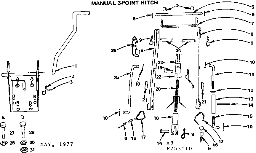 3 Point Hitch Dimensions Diagram - Hanenhuusholli