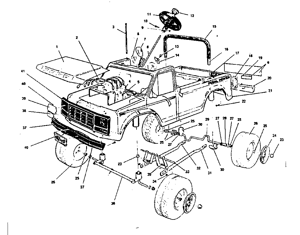 Ford pickup truck body part #3