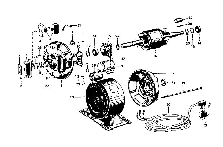 Dayton Electric Motor Parts Diagram