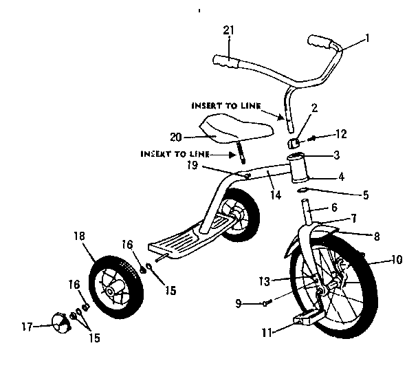 tricycle parts