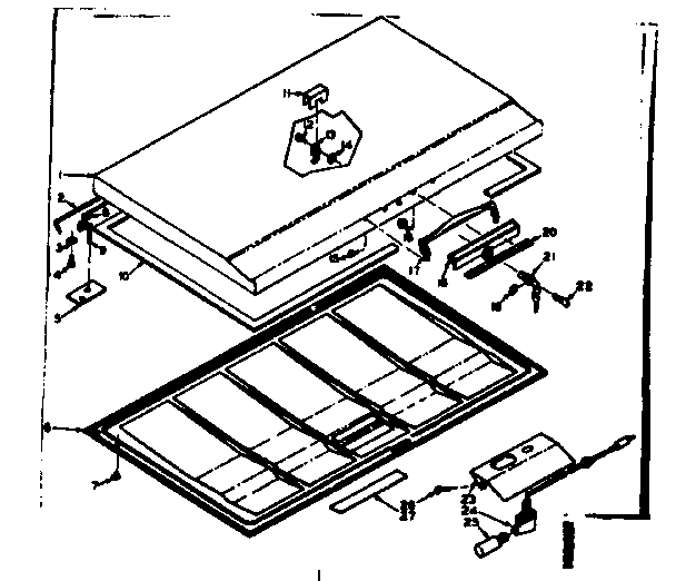 Kenmore 198616620 Chest Freezer Parts Sears Partsdirect