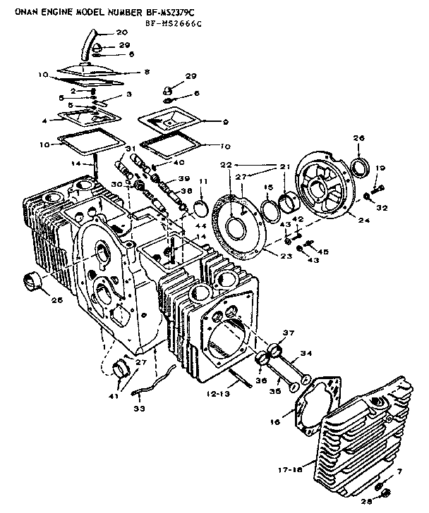 Onan 20 Hp Engine Diagram