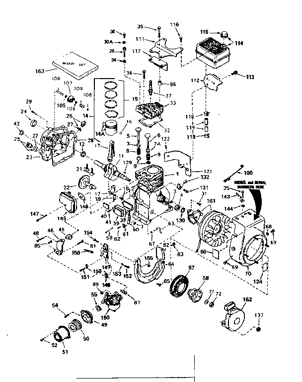 TECUMSEH TECUMSEH 4-CYCLE ENGINE Parts | Model HS50-67161C | Sears ...