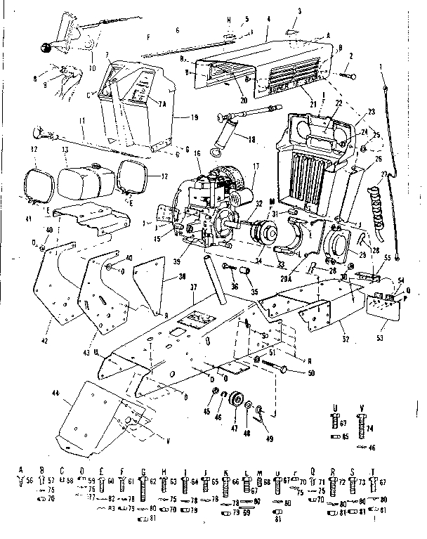 Sears 12 Hp Suburban Tractor Parts Diagram