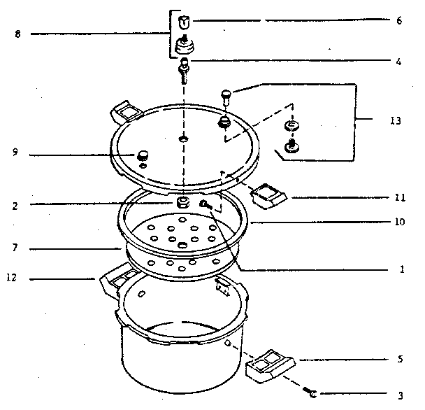 Power Pressure Cooker Xl Lid Parts Diagram - Heat exchanger spare parts