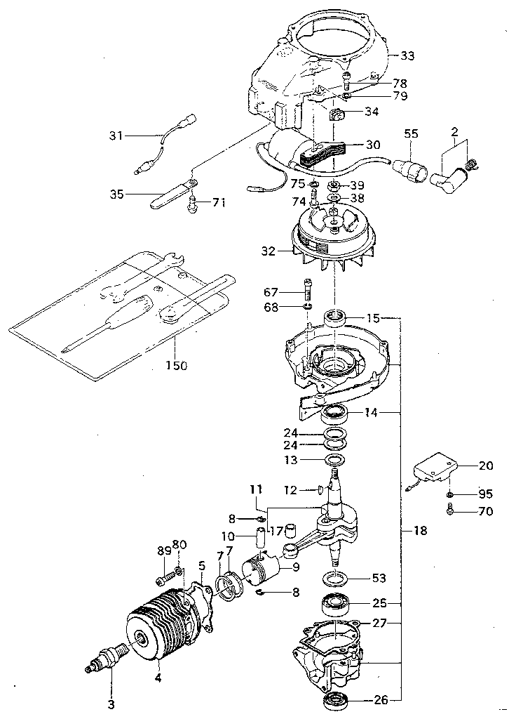 Model # 298586130 Craftsman 1.2 hp outboard motor   Drive shaftpipe 