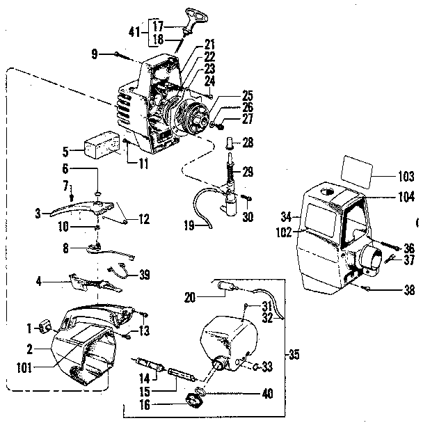 Craftsman weedwacker fuel line diagram 25cc