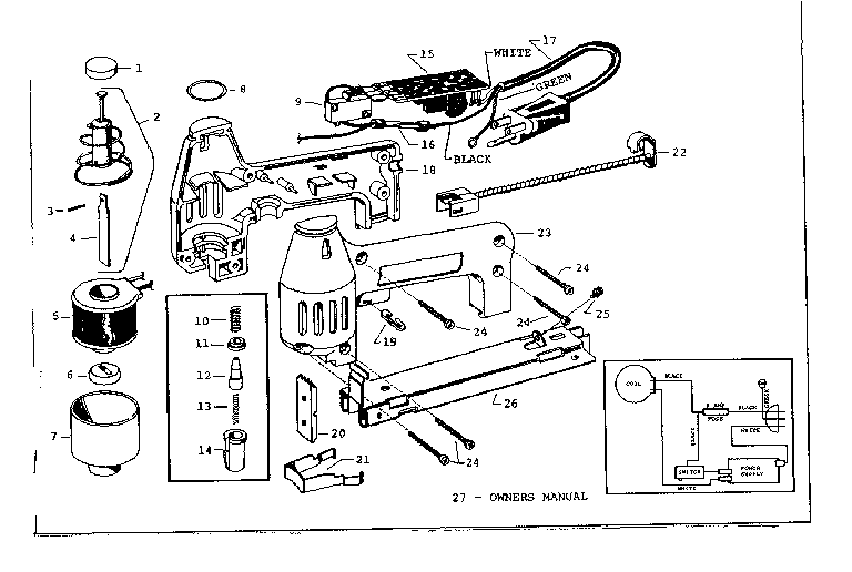 craftsman electric staple gun