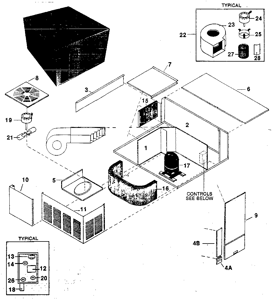 Central Air Conditioner Parts Diagram - Wiring Diagram