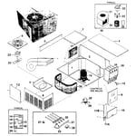 Rheem RGE heating & cooling combined unit parts | Sears ...