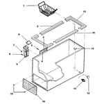 Kenmore 2538193380 chest freezer parts Sears PartsDirect