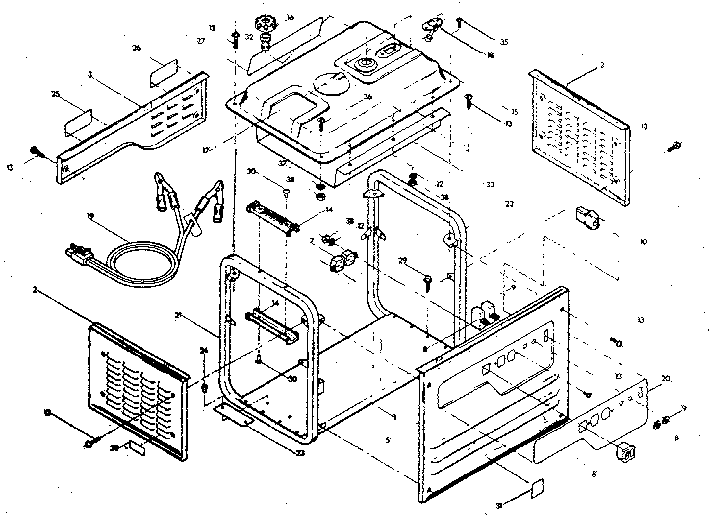 1400 WATT CRADLE Diagram & Parts List for Model 580328321 Craftsman ...