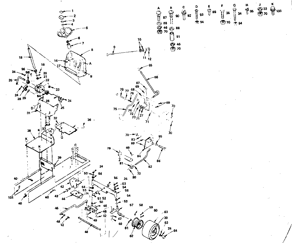 Ford yt16 parts diagram #6