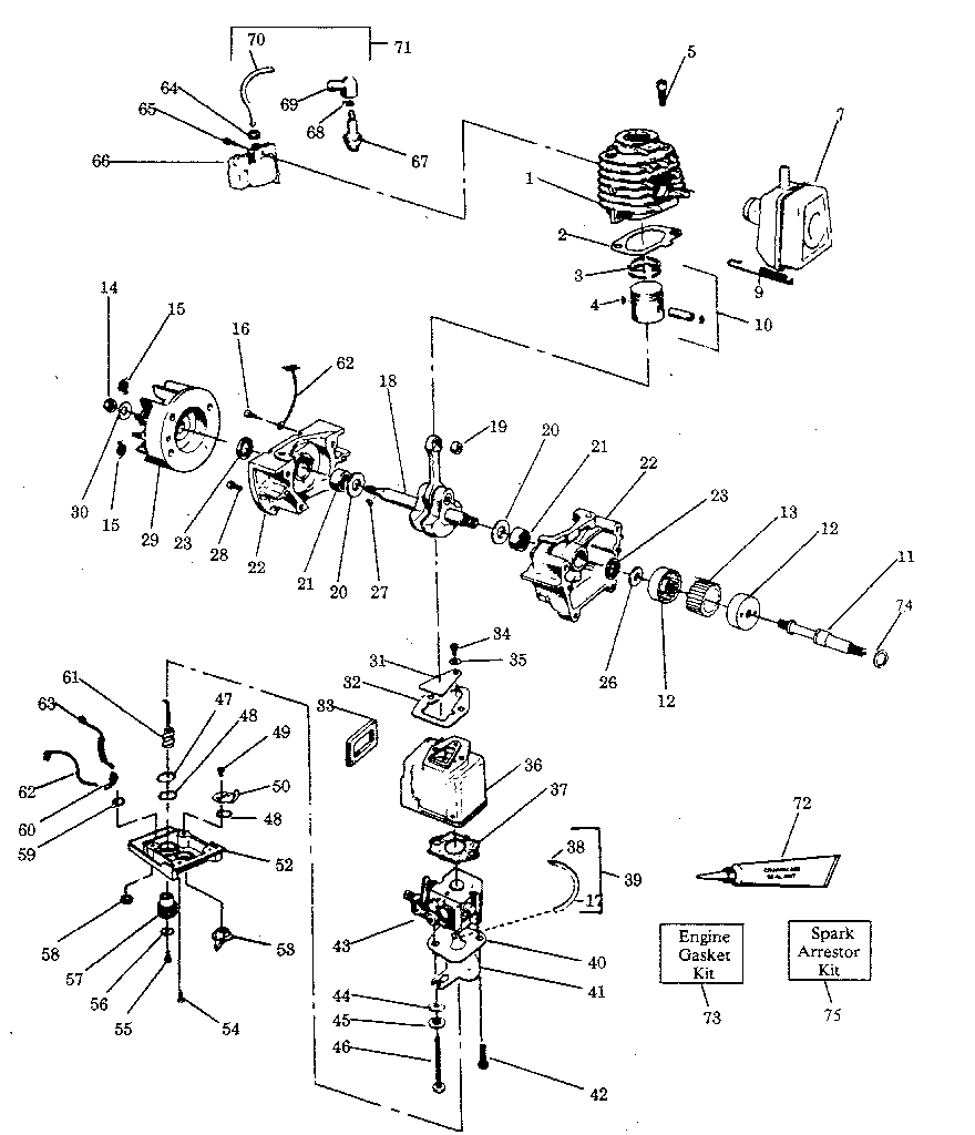 Leaf Blower Parts Diagram