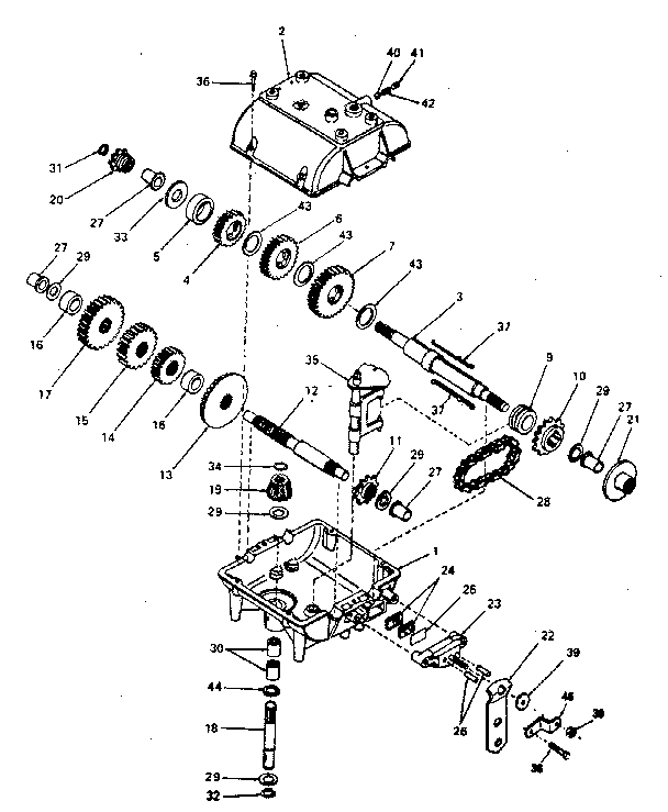 CRAFTSMAN PEERLESS MODEL TRANSMISSION Parts | Model 143756a | Sears ...