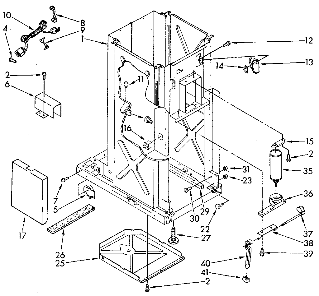 KENMORE Trash compactor Accessory Parts Model 6651398581 on PopScreen