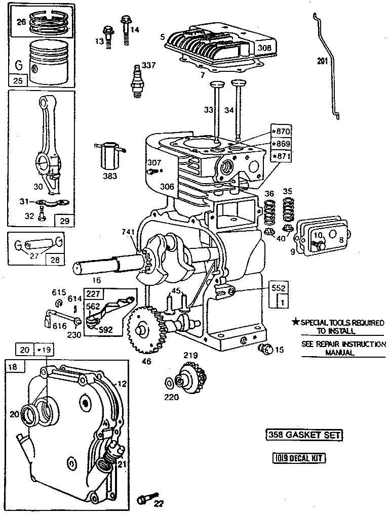 briggs stratton 5hp repair instructions manual