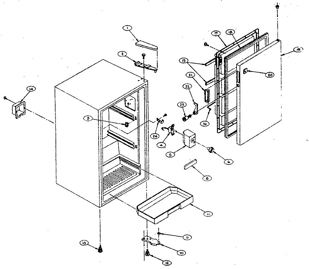 Kenmore Upright Freezer Parts Diagram