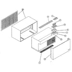 Climette/Keeprite/Zoneaire CSM009250 room air conditioner parts | Sears ...