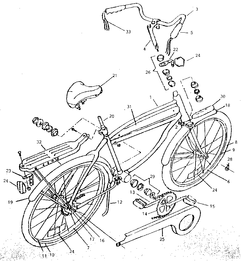 [Download 34+] Basic Bicycle Parts Diagram