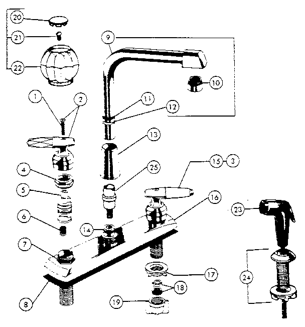 Peerless Faucet Parts Diagram General Wiring Diagram   00053254 00001 