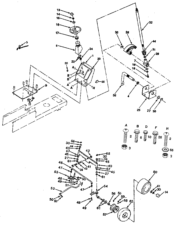 SOLVED: Craftsman Lawn Tractor-steering problem. Manually - Fixya