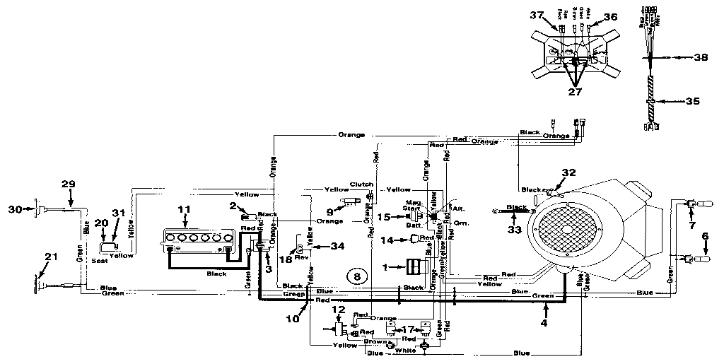 White Lawn Mower Wiring Diagram Complete Wiring Schemas