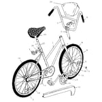 Huffy 13491 cycling parts Sears PartsDirect