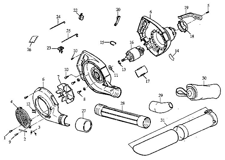 Craftsman Blower Parts Diagram