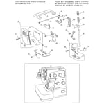 Kenmore 3851664190 overlock sewing machine parts Sears Kenmore 3851664190 overlock sewing machine parts Sears