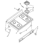 Whirlpool SF367PEYN0 gas range parts Sears PartsDirect