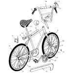 huffy bike brake parts