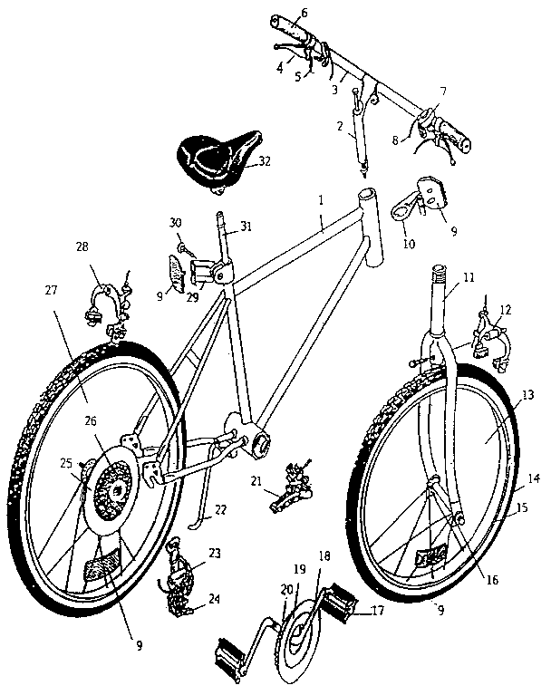 huffy brake parts