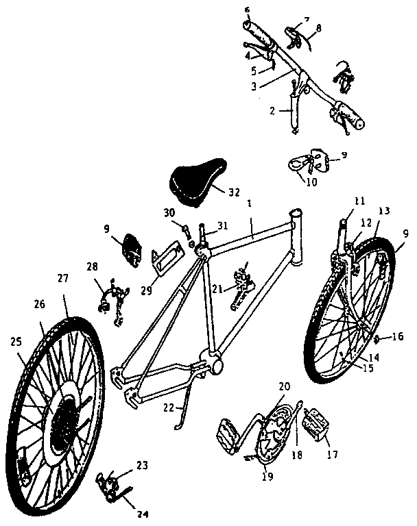 Looking For Huffy Model 14501 Cycling Repair & Replacement Parts?