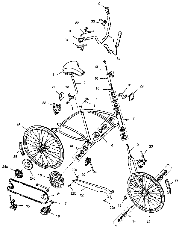 free spirit bike parts
