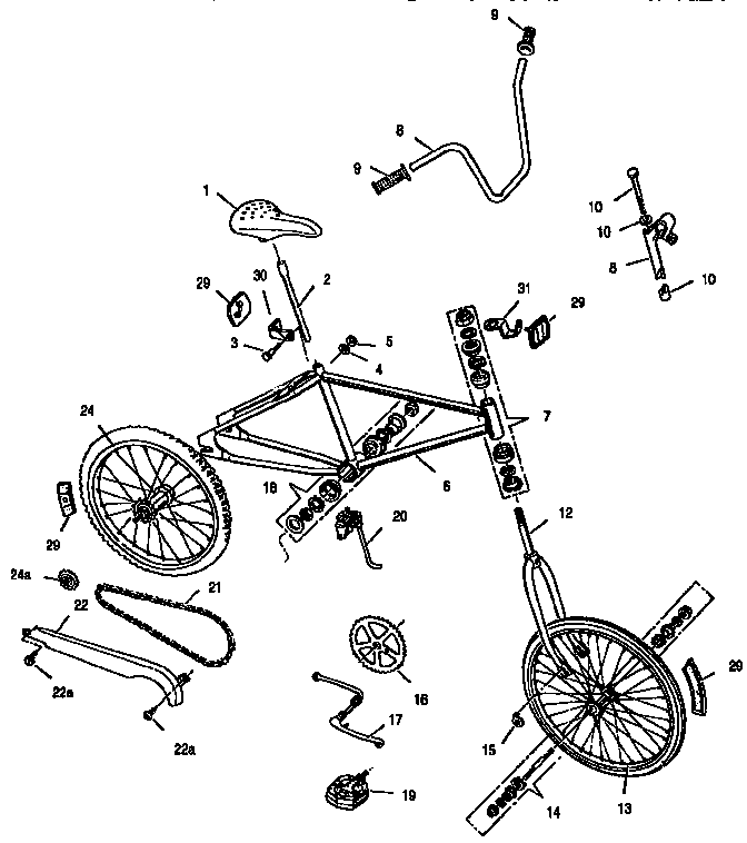  45 Bmx Bicycle Parts Diagram